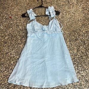 Light Blue Sleeveless Dress